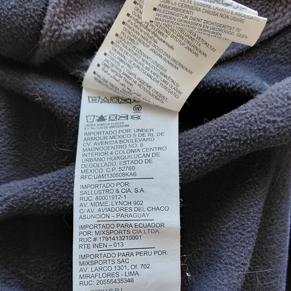 Under Armour Black and Dark Gray ColdGear Hooded Jacket - Picture 7 of 8